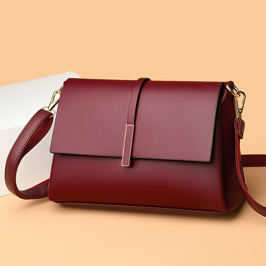Soft Leather Luxury Shoulder Crossbody