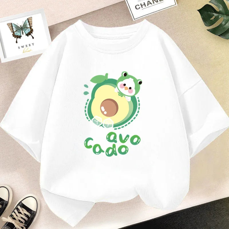 Lovely Avocado T Shirts for Girls Tops