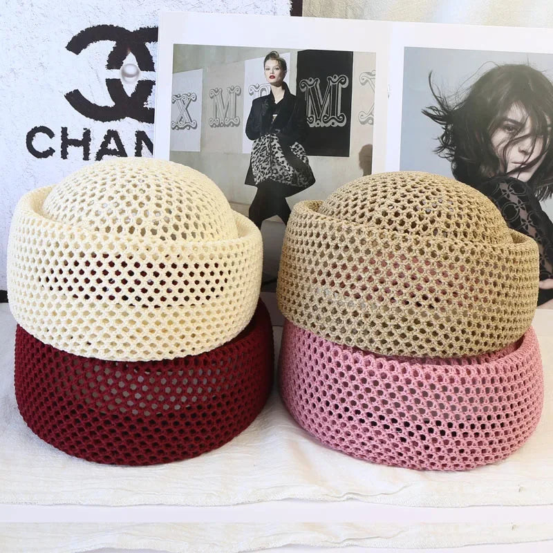 Summer Mesh Hollow Berets