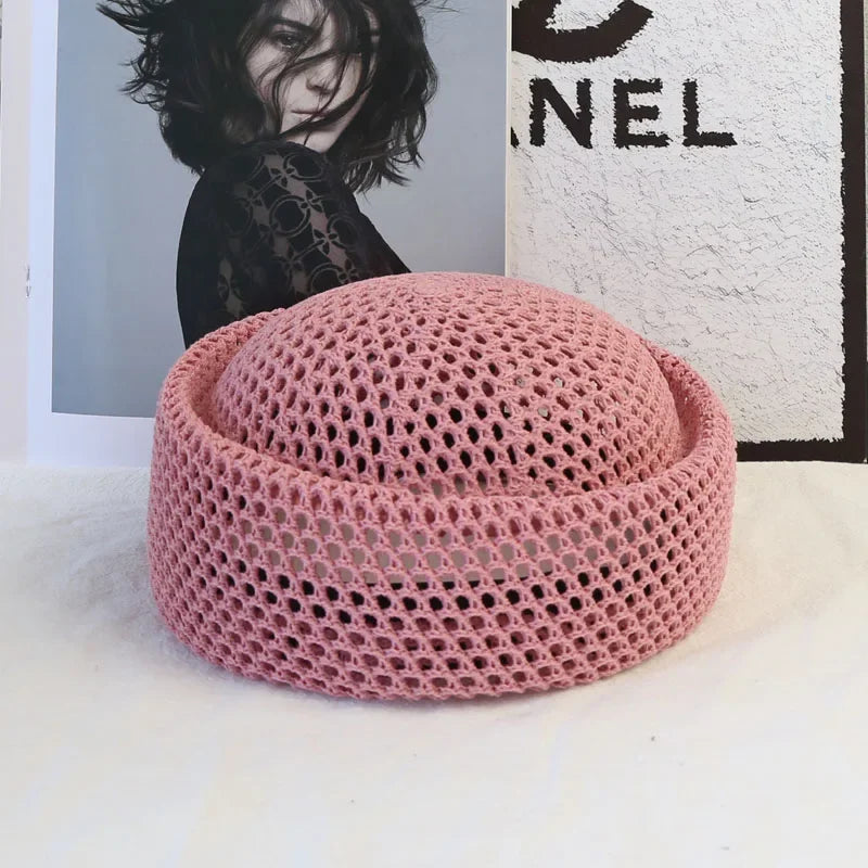 Summer Mesh Hollow Berets