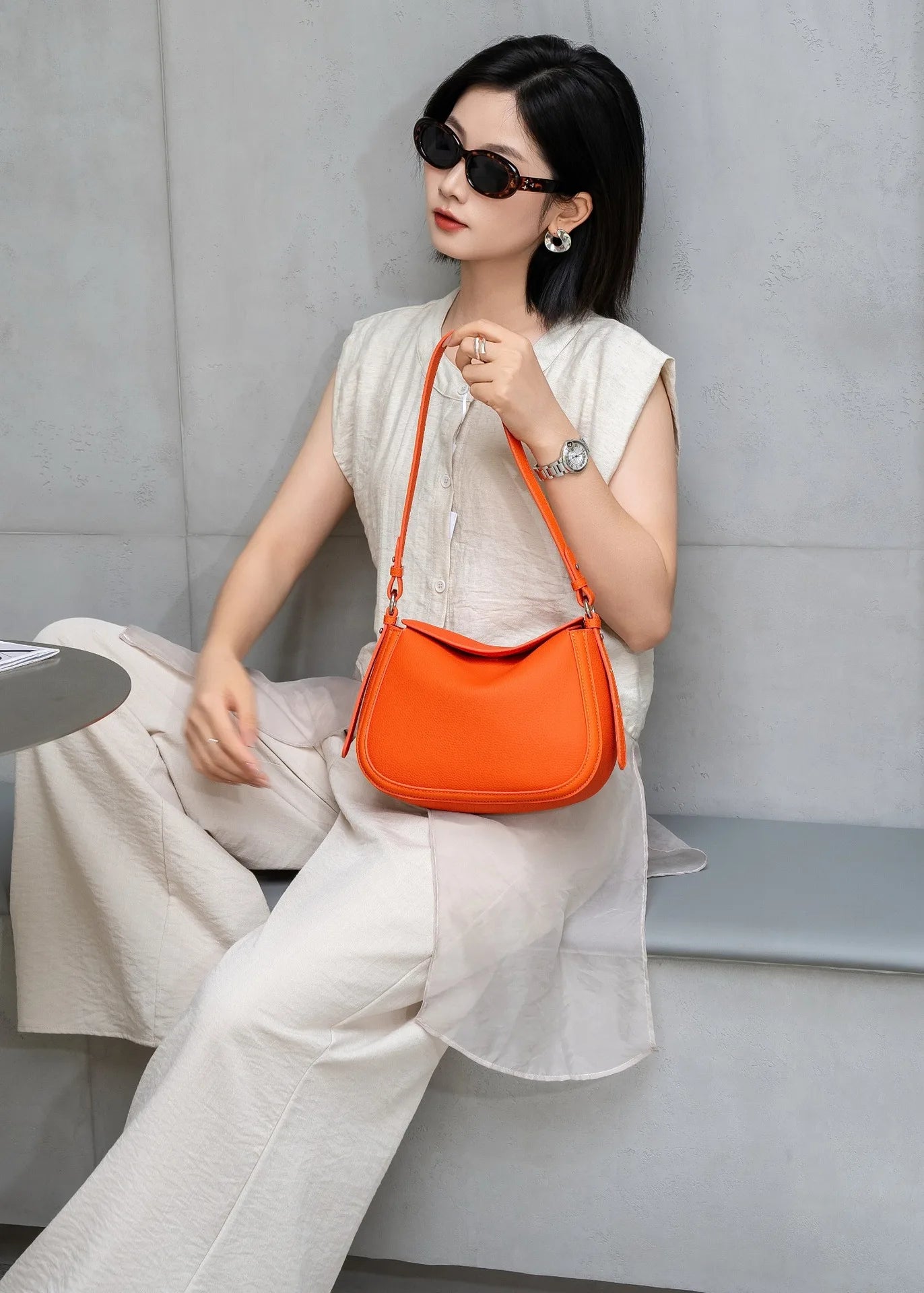 YANATARI Genuine leather woman bag
