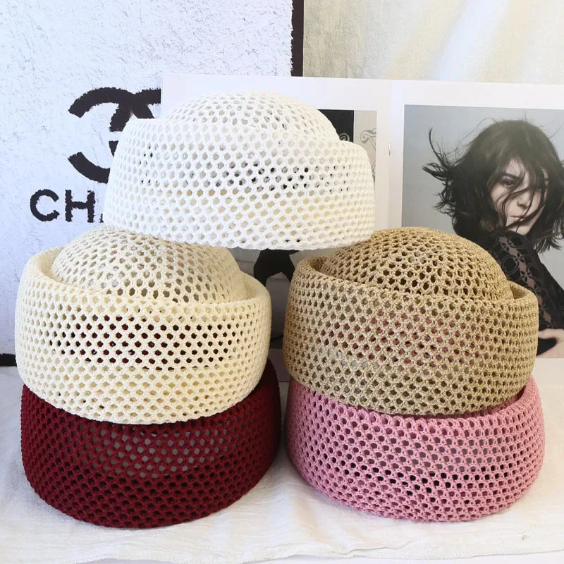 Summer Mesh Hollow Berets