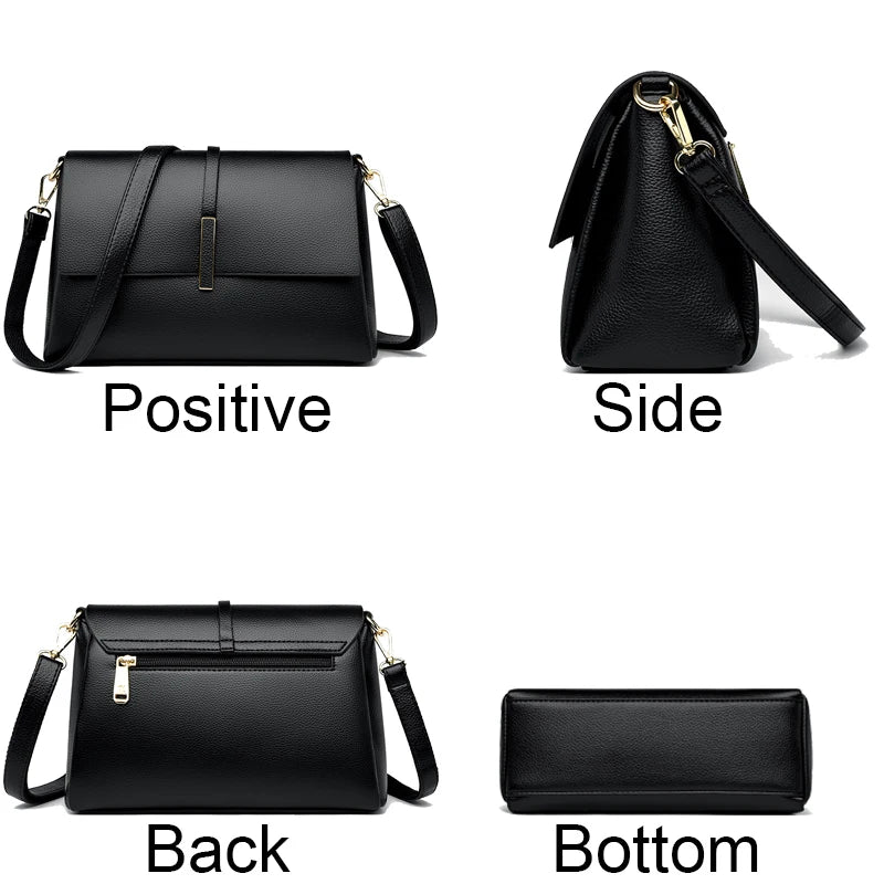 Soft Leather Luxury Shoulder Crossbody