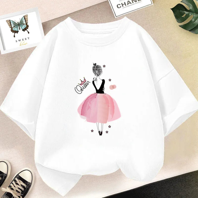 Strawberry Girl Short Sleeved T Shirt