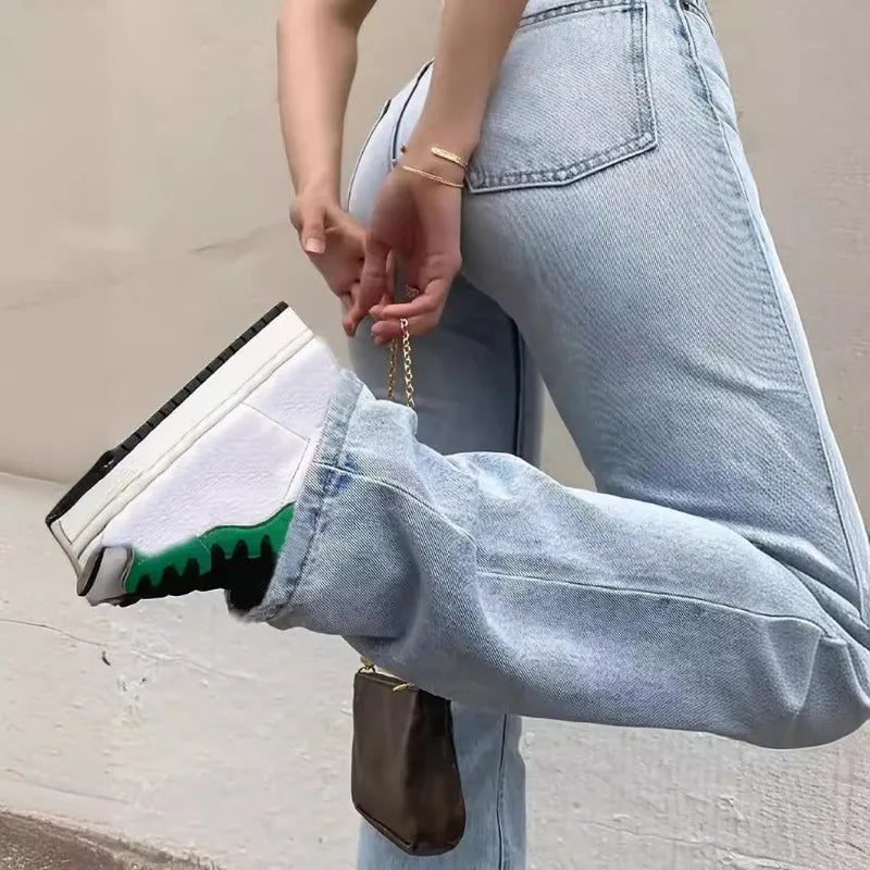 versatile straight jeans for women