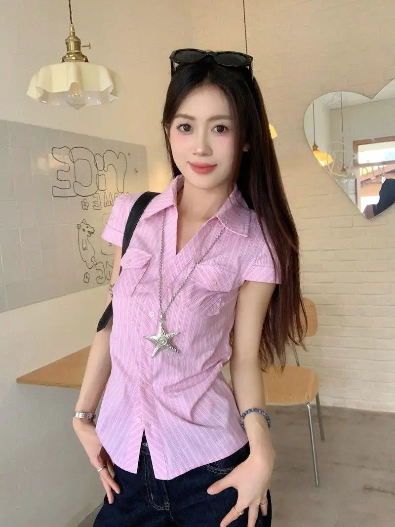 Fashion Blouse Sweet Elegant Women Clothing