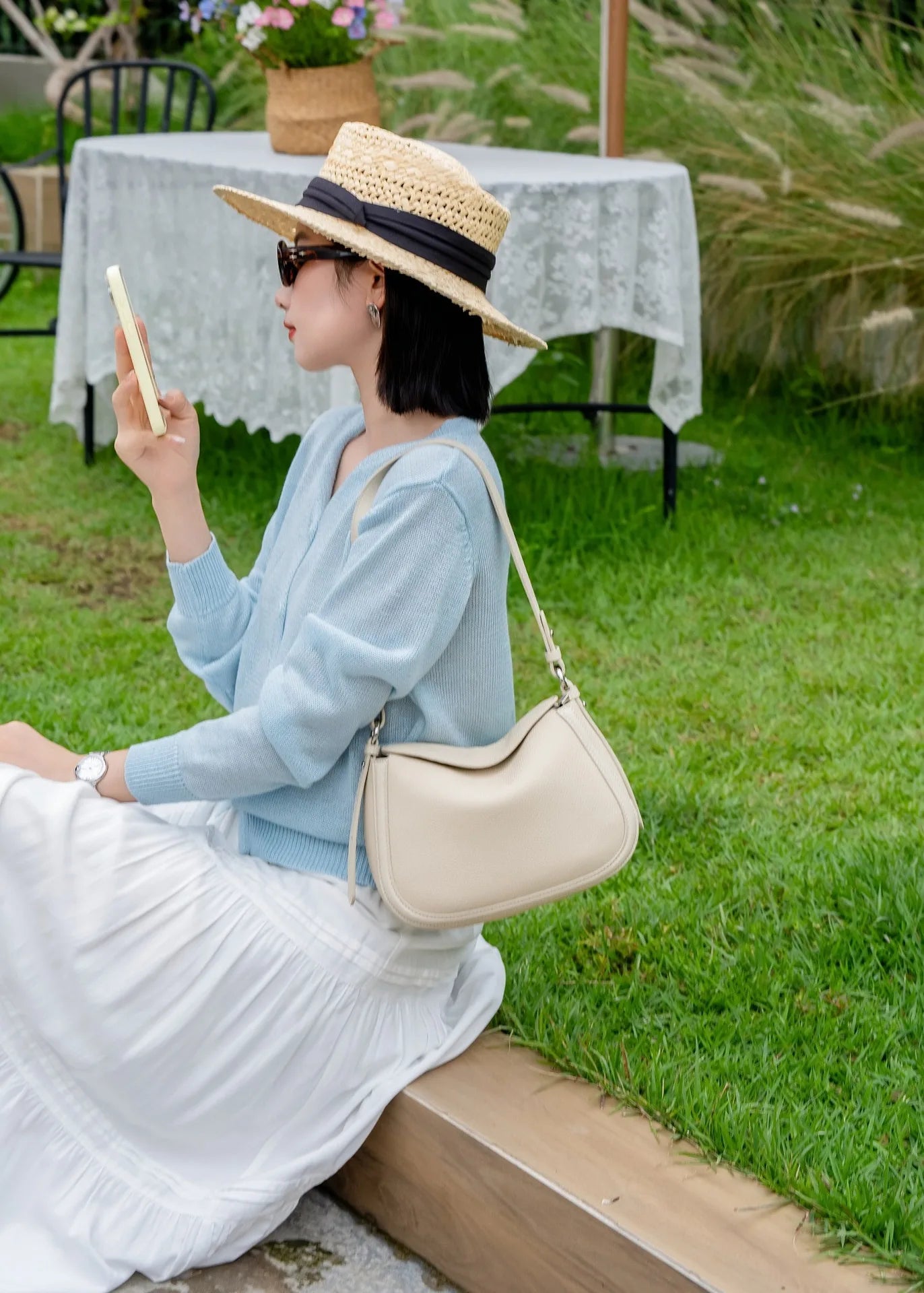 YANATARI Genuine leather woman bag