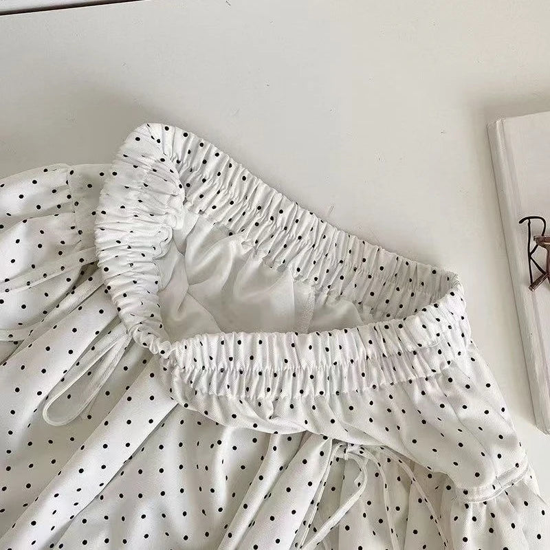 Polka Dot Cute Vintage Balloon Puffy Bubble Skirt