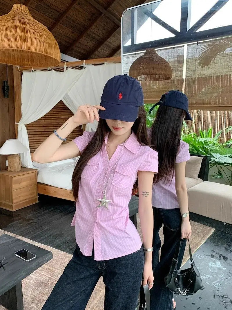 Fashion Blouse Sweet Elegant Women Clothing