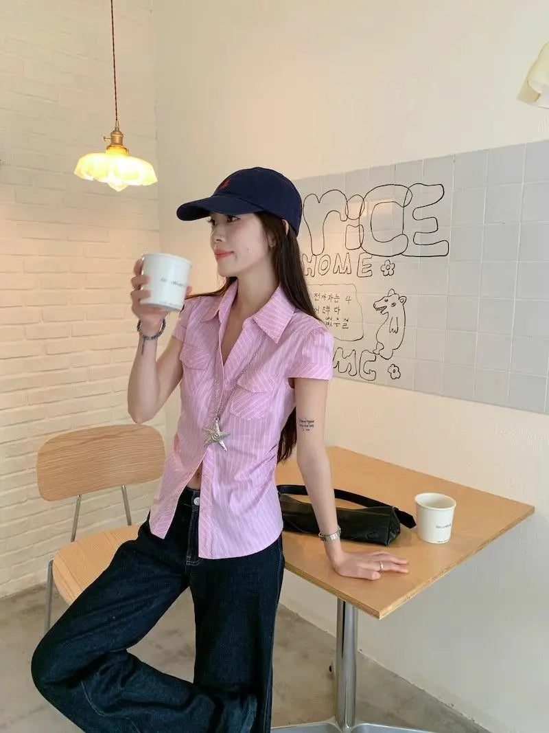 Fashion Blouse Sweet Elegant Women Clothing