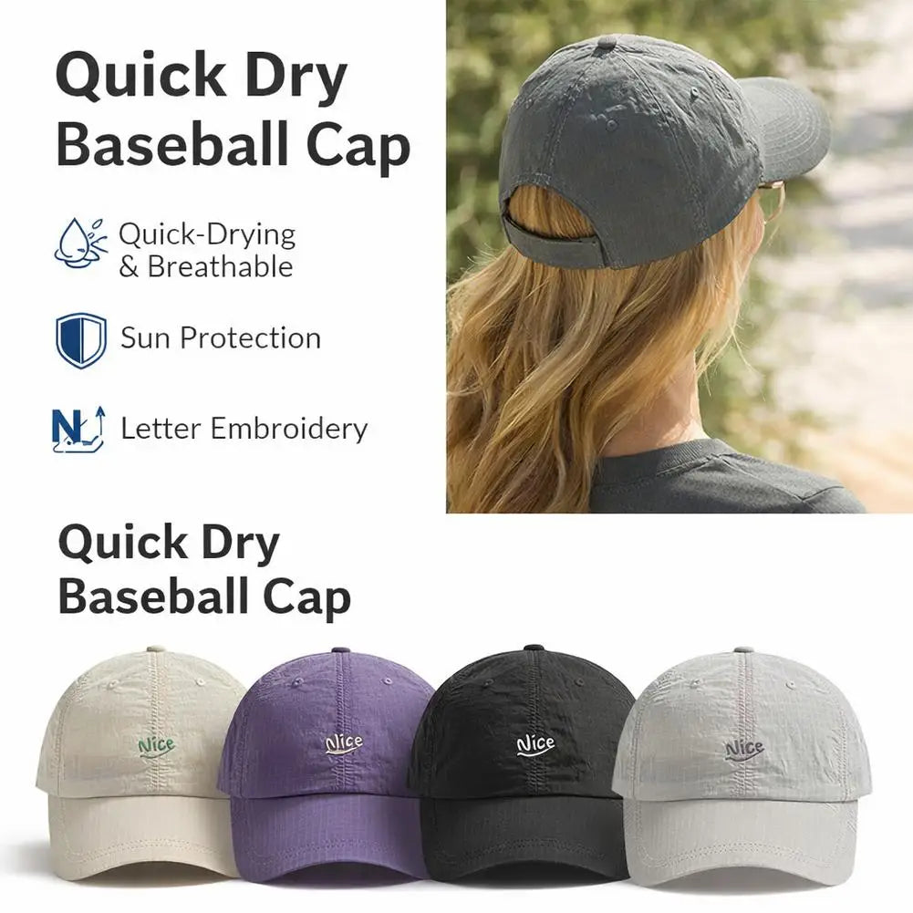 Fashion Plaid Thin Sun Cap