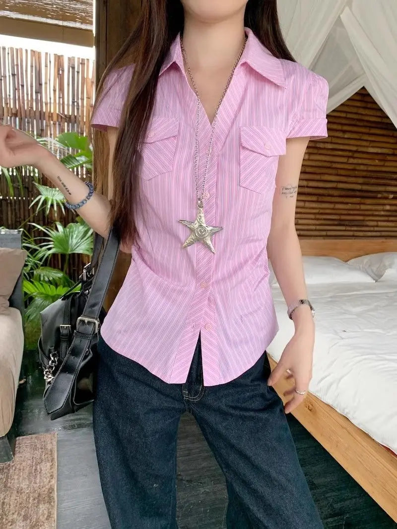 Fashion Blouse Sweet Elegant Women Clothing