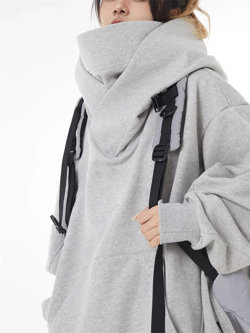 Sweatshirts Hip Hop Japanese Streetwear Oversized Hoodie