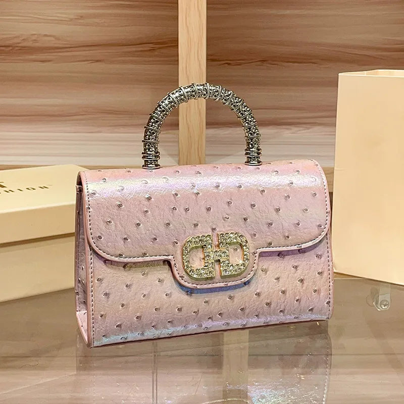 New Ostrich Pattern Underarm Handbag