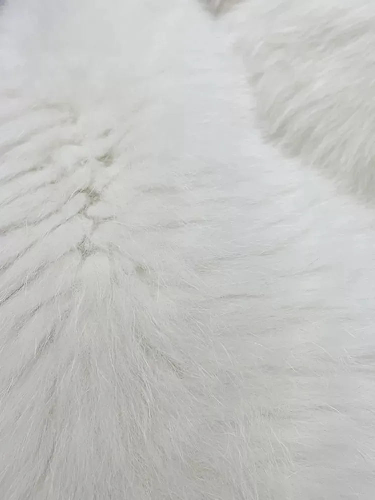 Faux Fox Fur Coats Women Fur Jackets