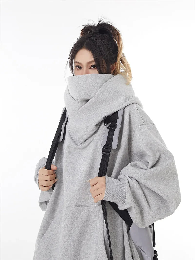 Sweatshirts Hip Hop Japanese Streetwear Oversized Hoodie