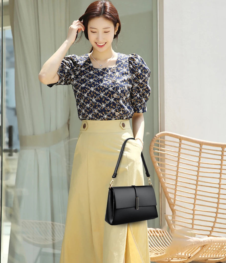 Soft Leather Luxury Shoulder Crossbody