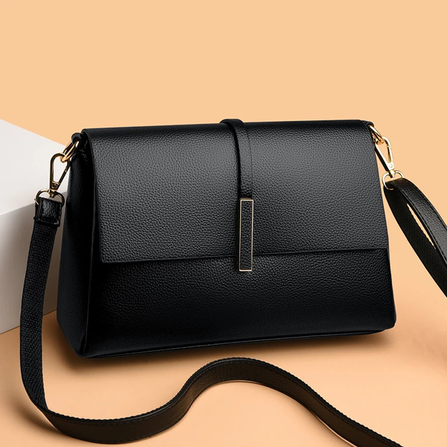 Soft Leather Luxury Shoulder Crossbody