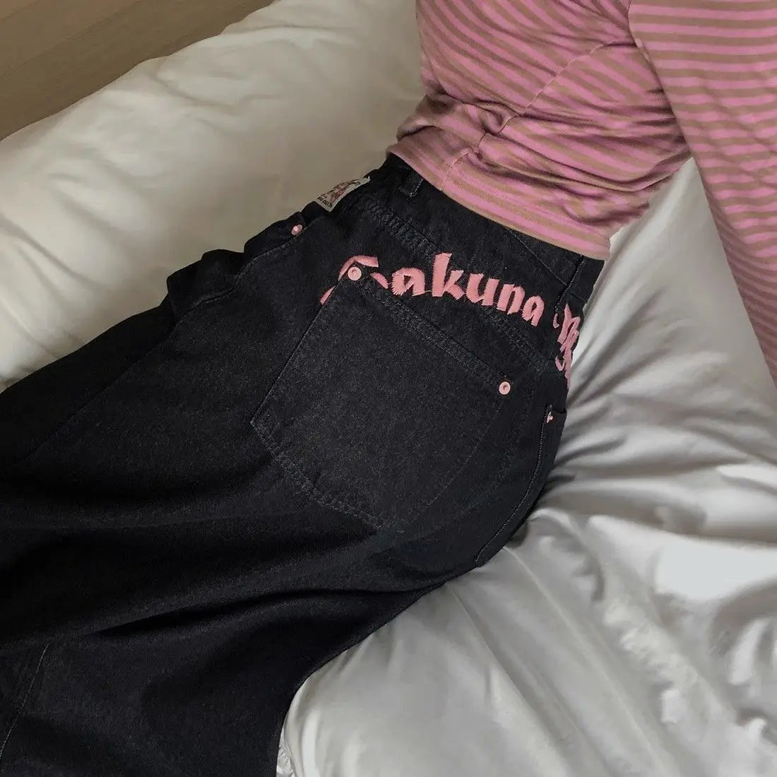 Retro Emo Harajuku Loose Jeans