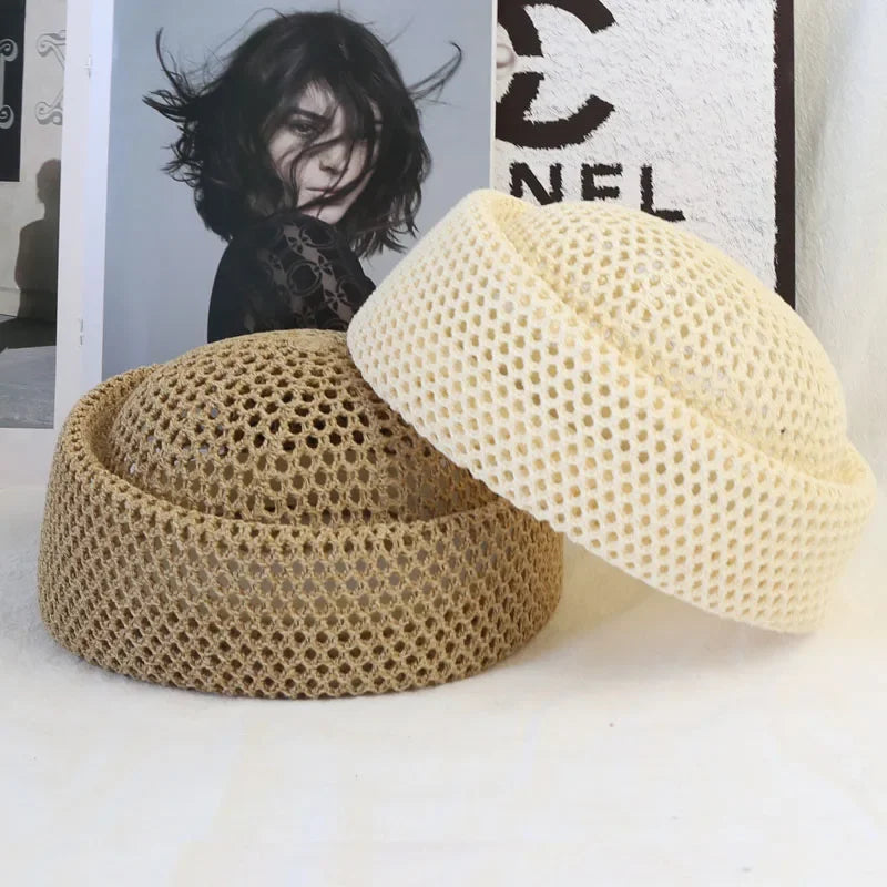 Summer Mesh Hollow Berets