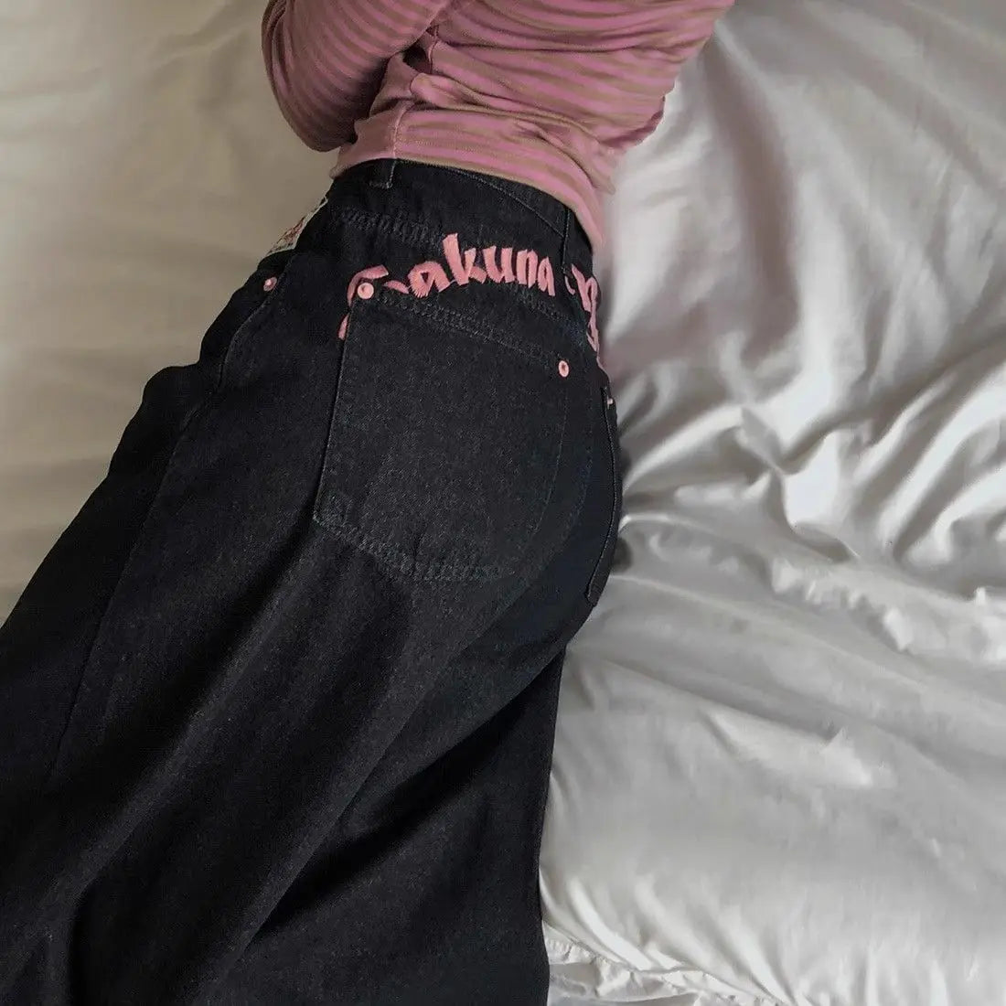 Retro Emo Harajuku Loose Jeans