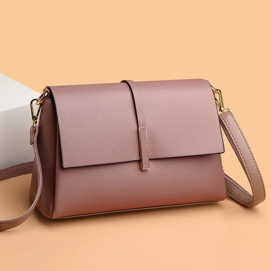 Soft Leather Luxury Shoulder Crossbody