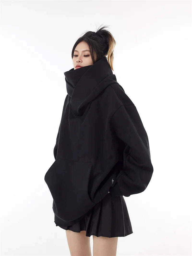 Sweatshirts Hip Hop Japanese Streetwear Oversized Hoodie