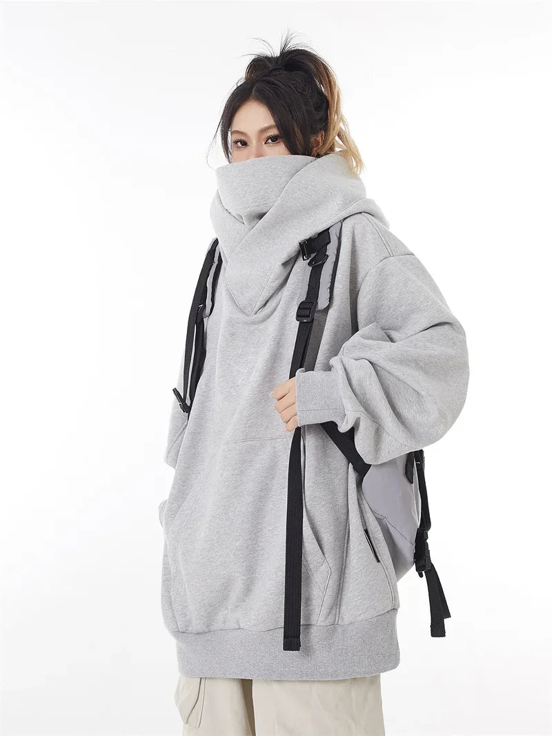 Sweatshirts Hip Hop Japanese Streetwear Oversized Hoodie