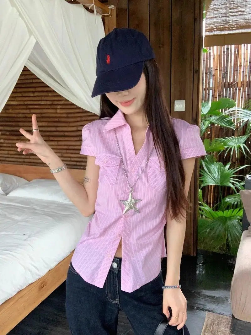 Fashion Blouse Sweet Elegant Women Clothing