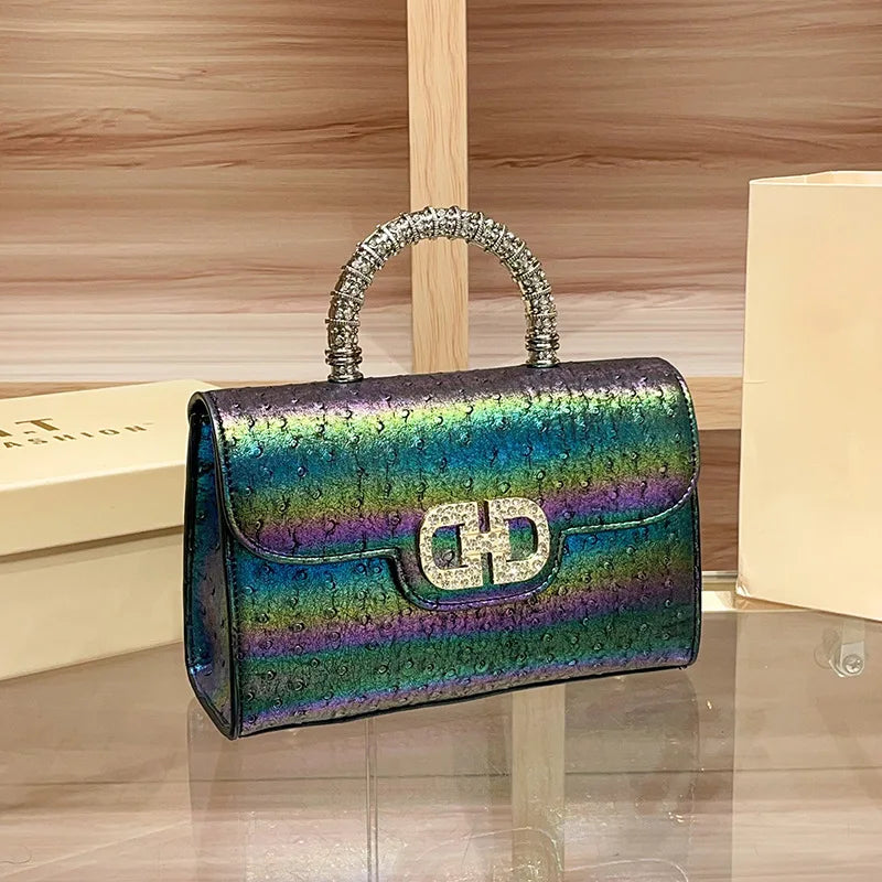 New Ostrich Pattern Underarm Handbag