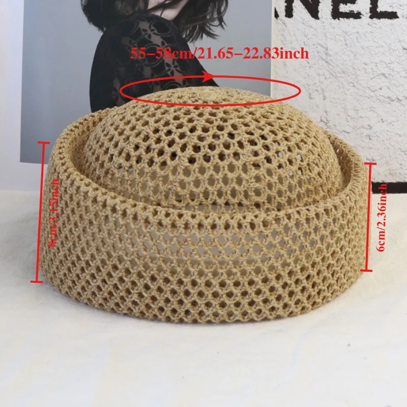 Summer Mesh Hollow Berets