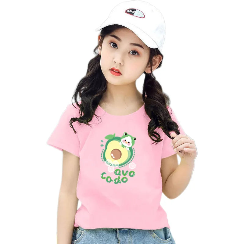 Lovely Avocado T Shirts for Girls Tops