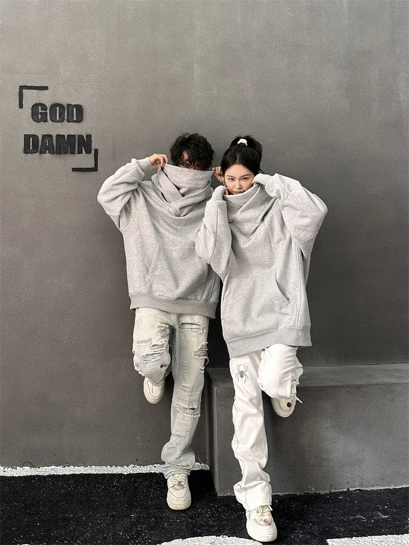 Sweatshirts Hip Hop Japanese Streetwear Oversized Hoodie