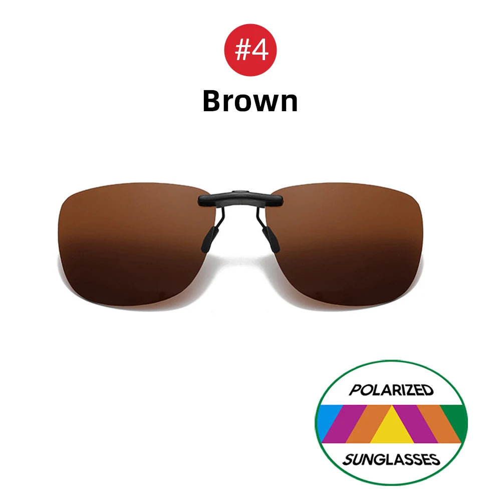 Square Clip On Sunglasses Women