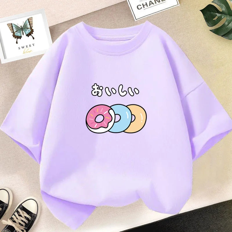 Strawberry Girl Short Sleeved T Shirt