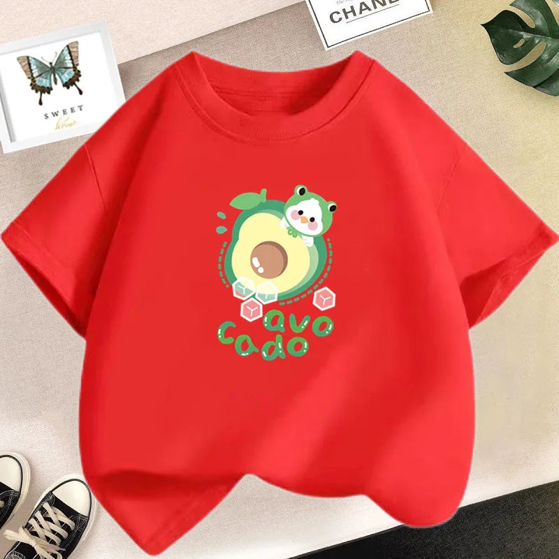 Lovely Avocado T Shirts for Girls Tops