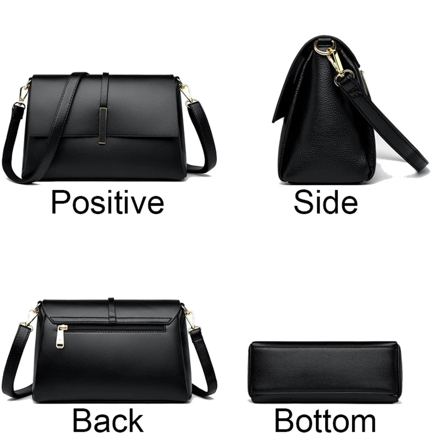 Soft Leather Luxury Shoulder Crossbody