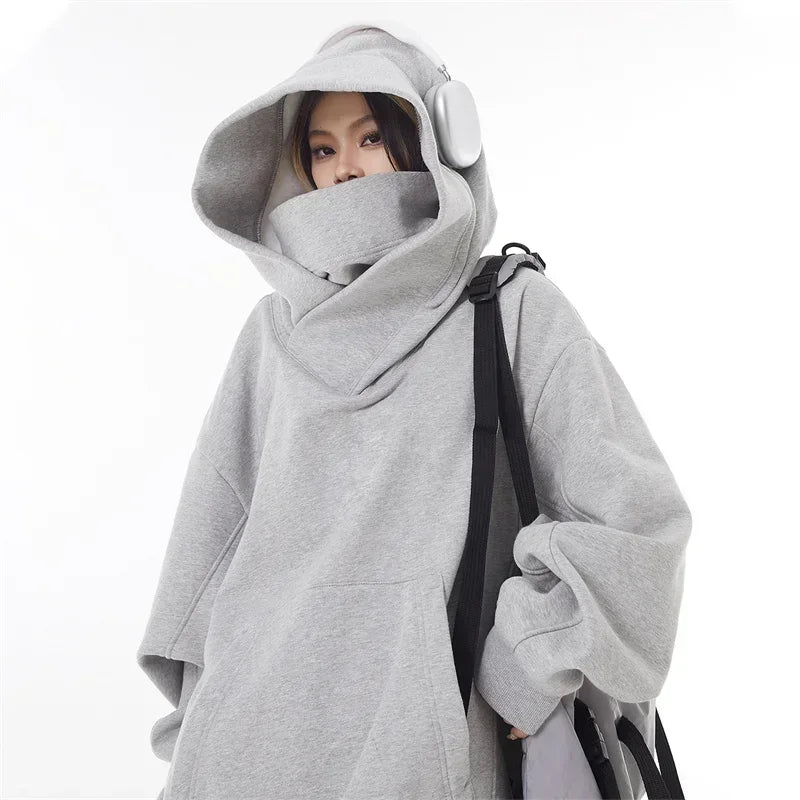 Sweatshirts Hip Hop Japanese Streetwear Oversized Hoodie