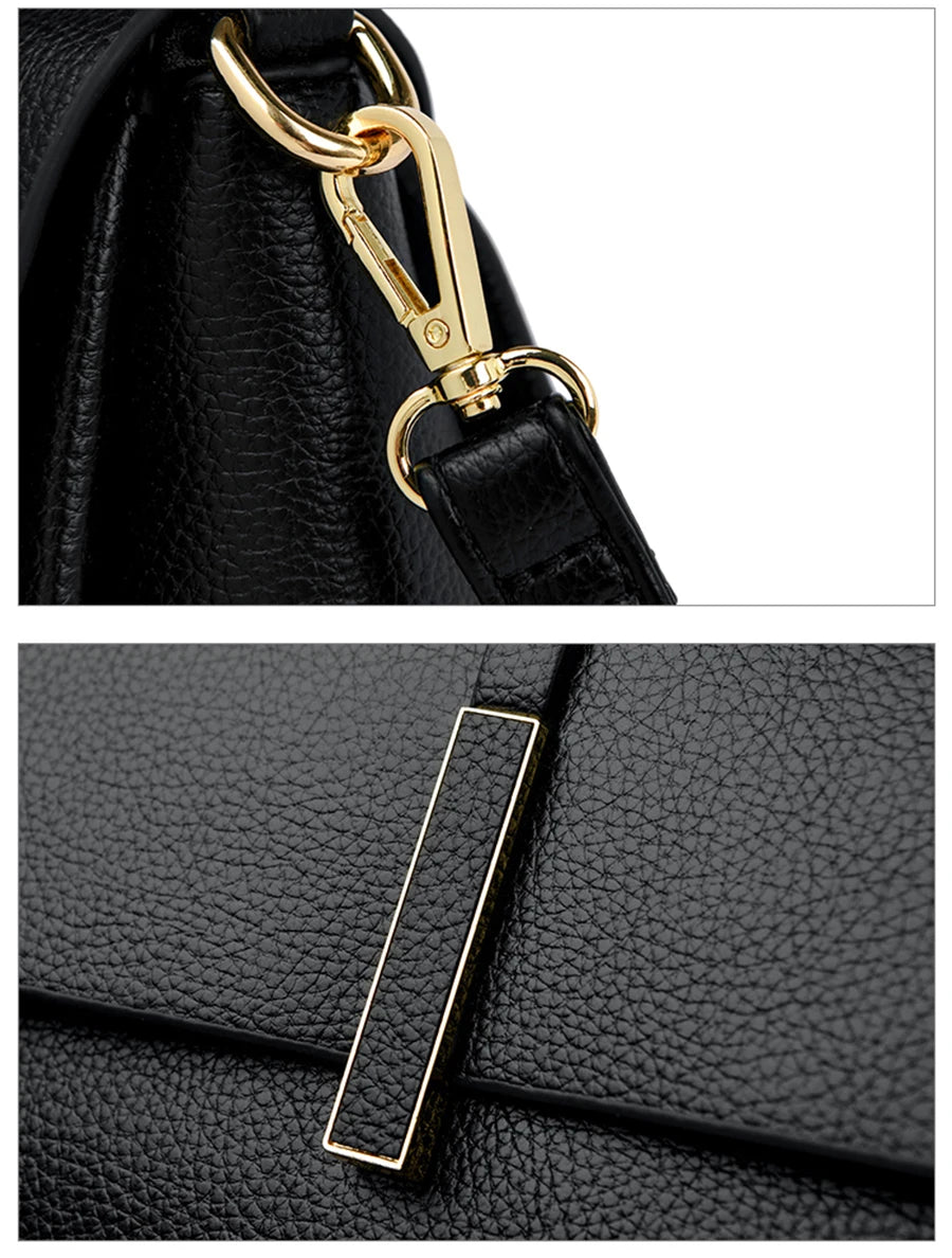 Soft Leather Luxury Shoulder Crossbody