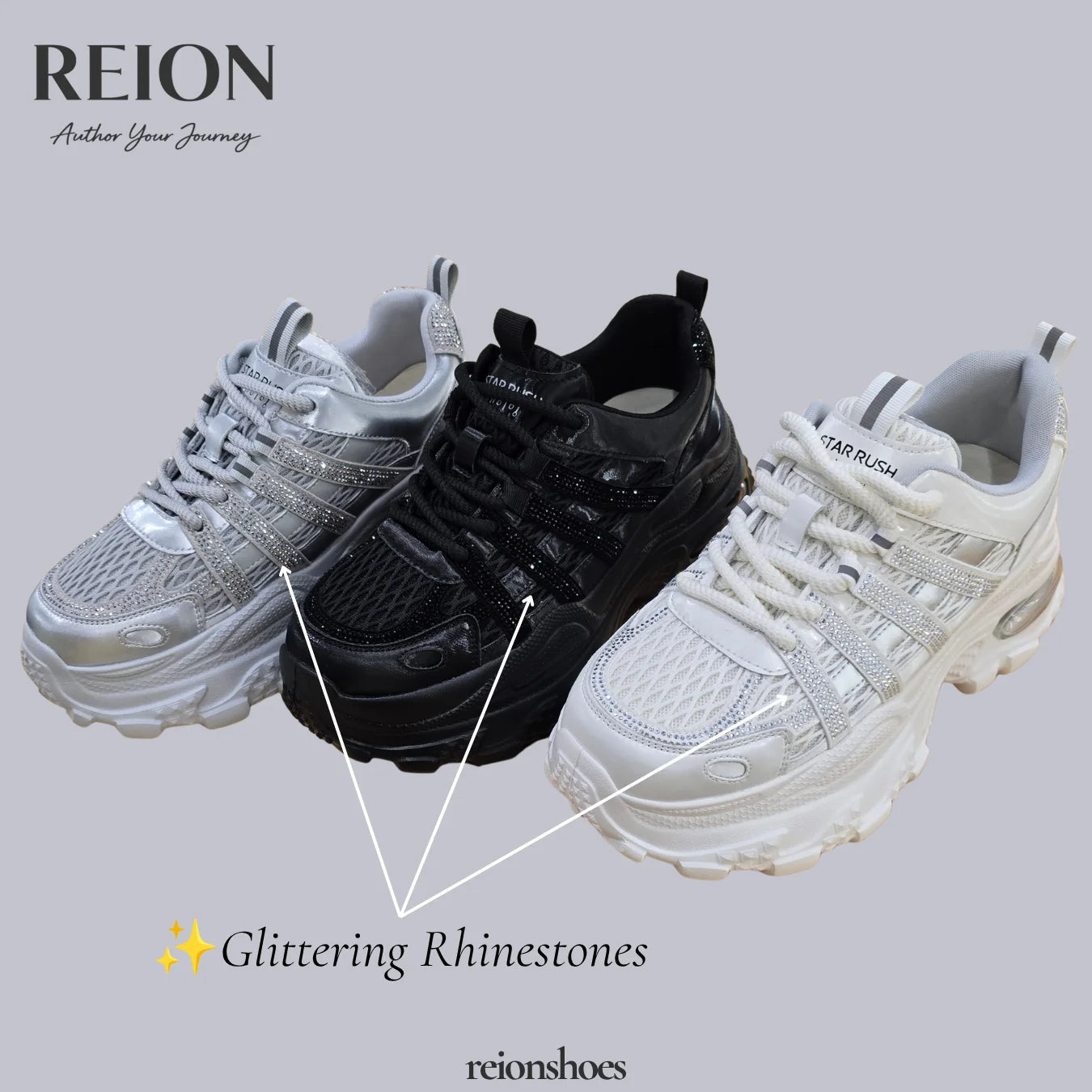 REION  Sneakers Women Breathable Mesh