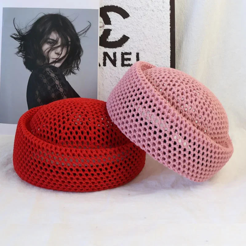 Summer Mesh Hollow Berets