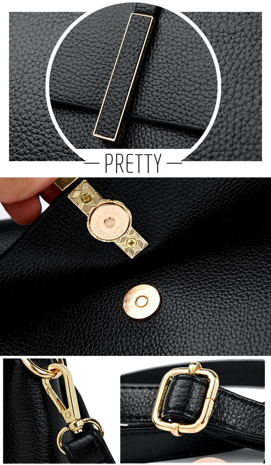 Soft Leather Luxury Shoulder Crossbody