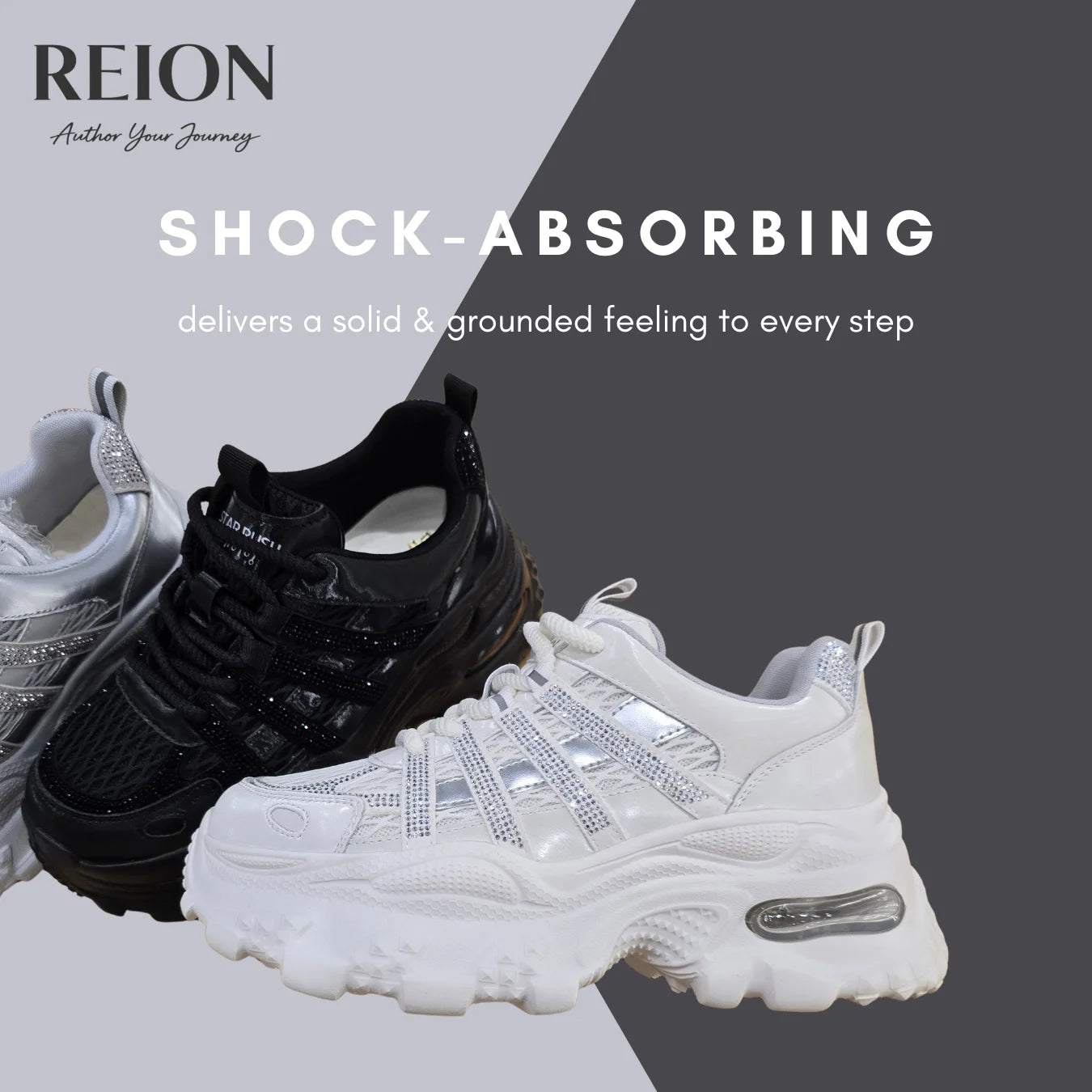 REION  Sneakers Women Breathable Mesh