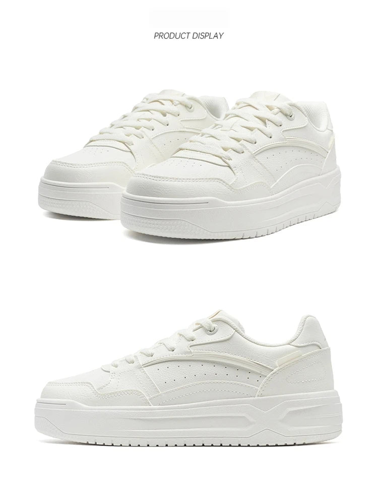 Xtep Lightweight Sports Shoes Thick Sole Low-top Fashionable