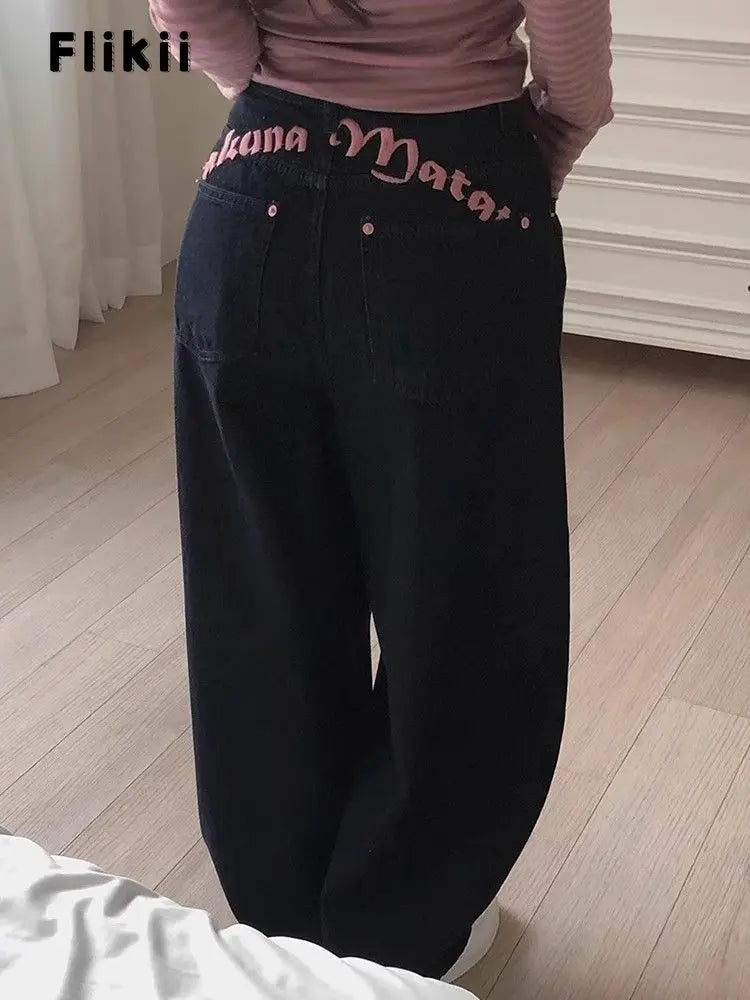 Retro Emo Harajuku Loose Jeans