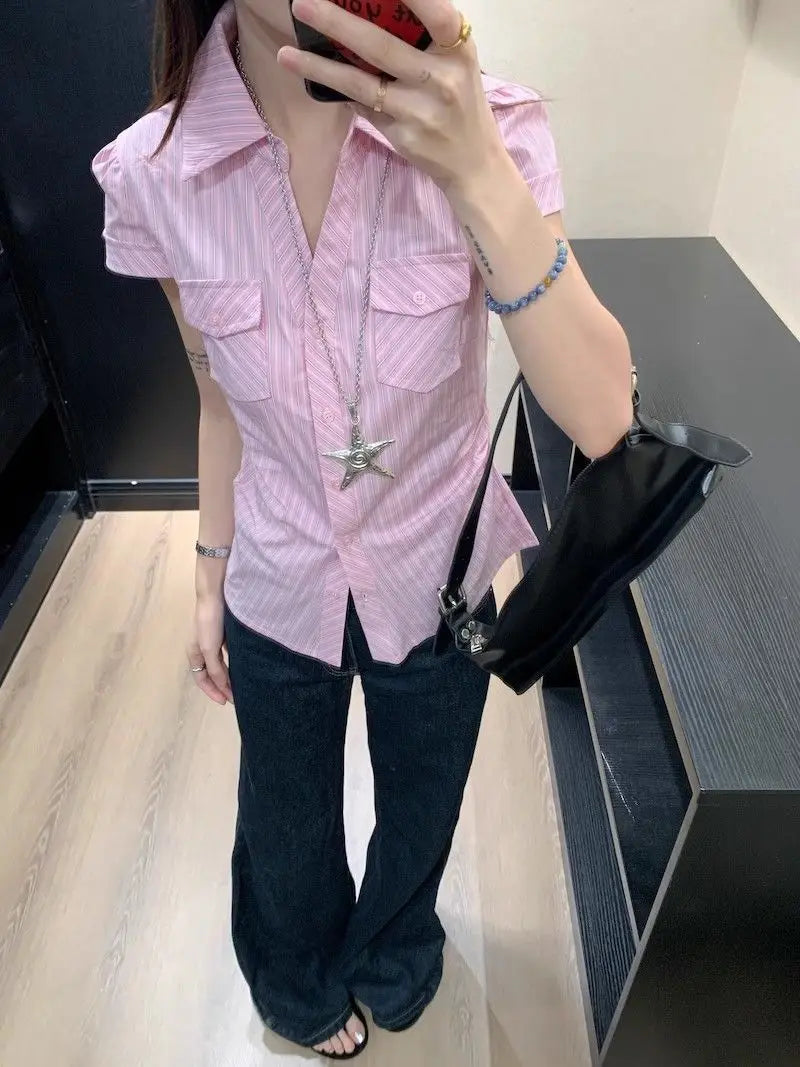 Fashion Blouse Sweet Elegant Women Clothing
