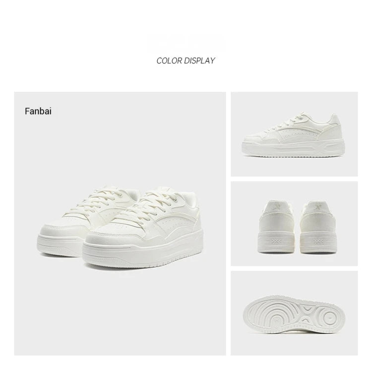 Xtep Lightweight Sports Shoes Thick Sole Low-top Fashionable